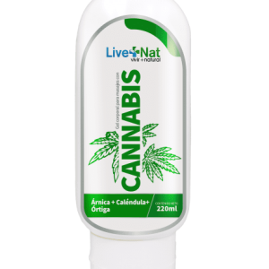 GEL CORPORAL PARA MASAJES CON CANNABIS LIVE+NAT