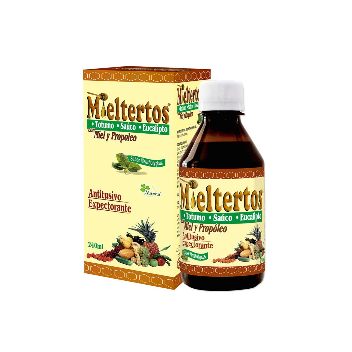 Mieltertos Jarabe 240 ml Natural Freshly
