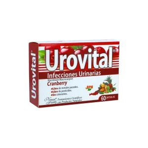 Urovital Cranberry Caja por 60 Cápsulas Natural Freshly