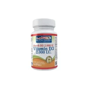 VITAMINA D3 CÁPSULAS HEALTHY AMERICA
