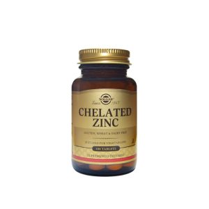 CHELATED ZINC SOLGAR TABLETAS