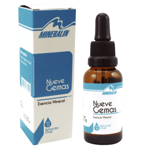 Nueve Gemas Esencia Mineral Mineralin