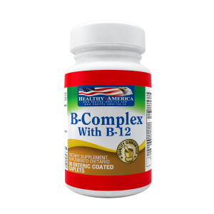 B COMPLEX WITH B12 HEALTHY AMERICA