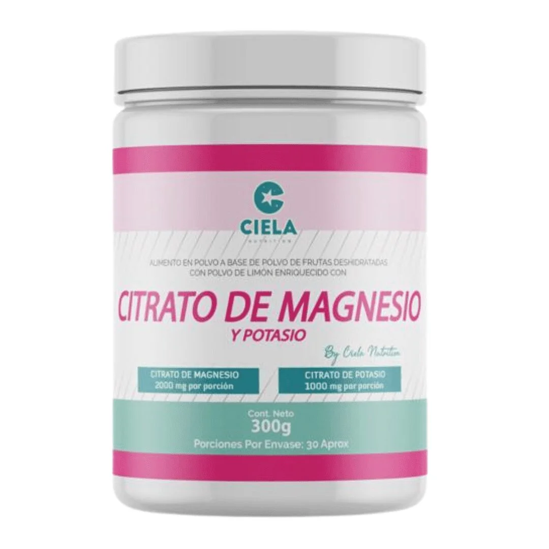 Citrato de Magnesio y Potasio 300 gr Ciela Nutrition