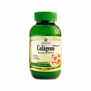 Colageno Hidrolizado + Vitamina E, Biotina 100 Cápsulas Naturcol