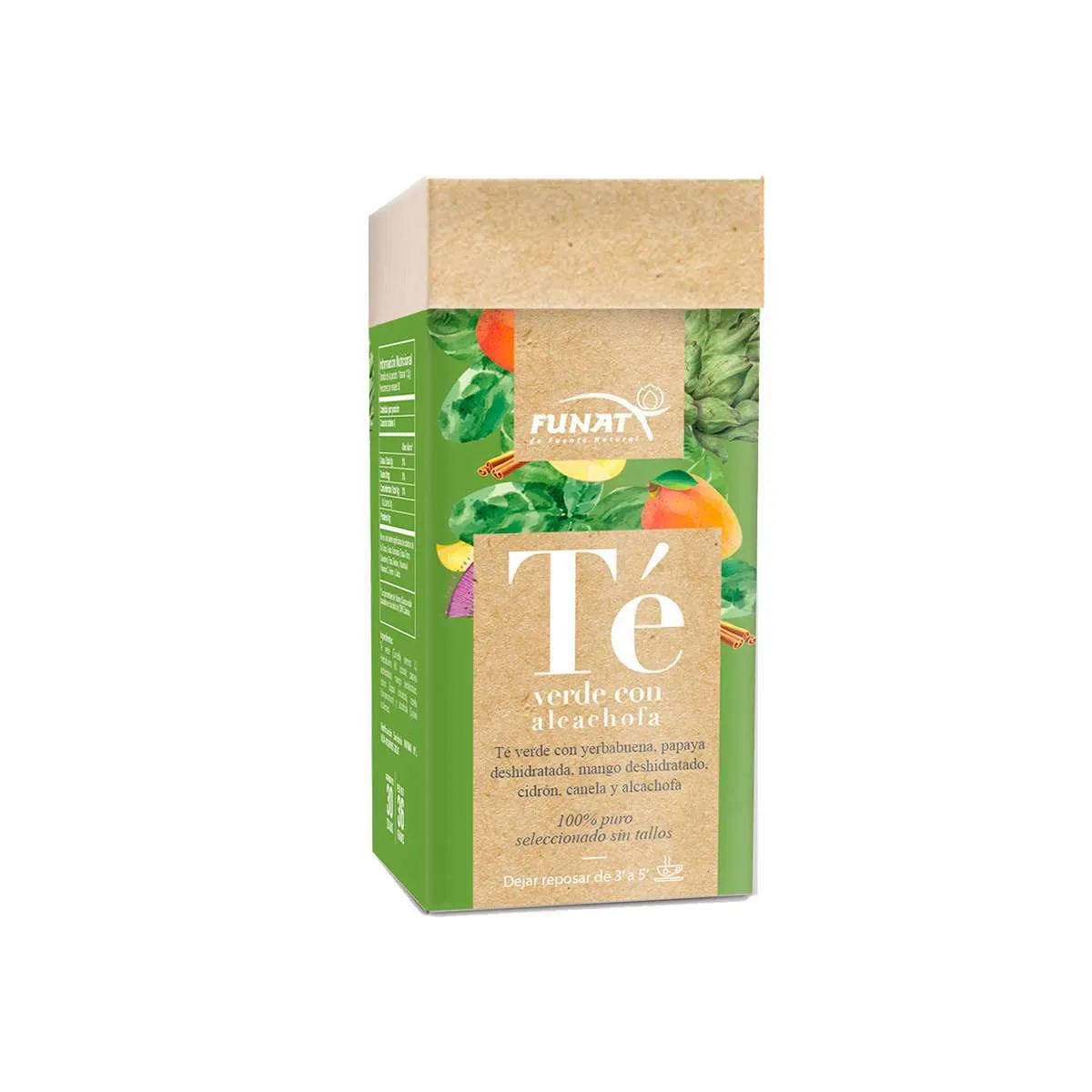 Té Verde Con Alcachofa 30 Tisanas Funat
