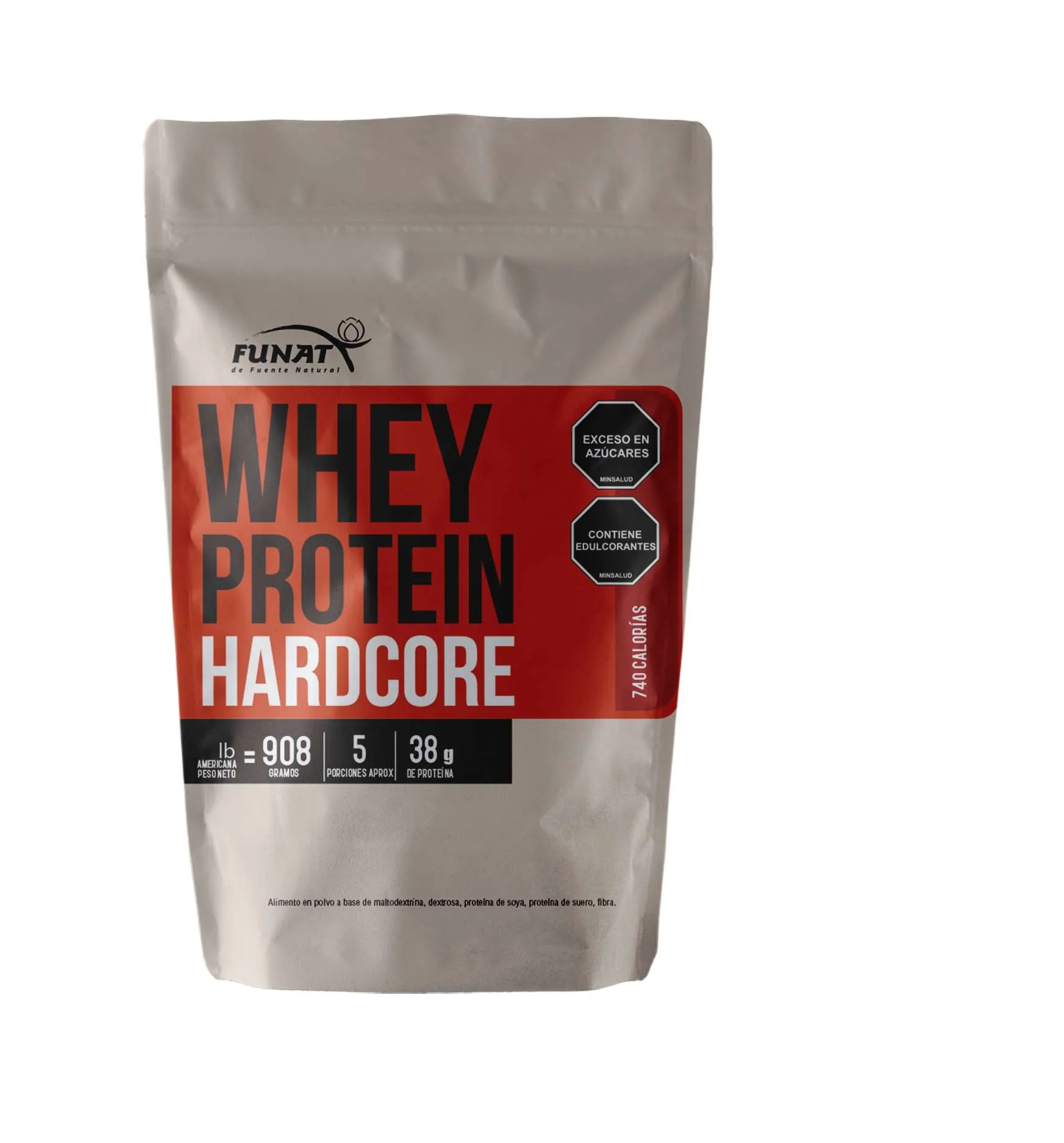 Whey Protein Hardcore 2 Libras Funat