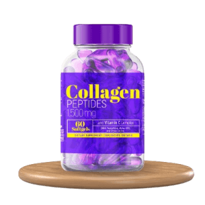 Collagen (Colágeno) Peptides 1500 Mg x 60 Softgels Healthy America