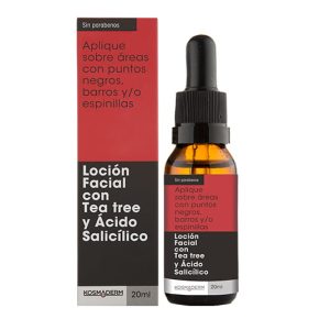 Loción facial con tea tree y ácido salicílico Kosmaderm.