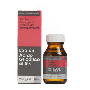 Loción ácido glicólico al 8% Kosmaderm.