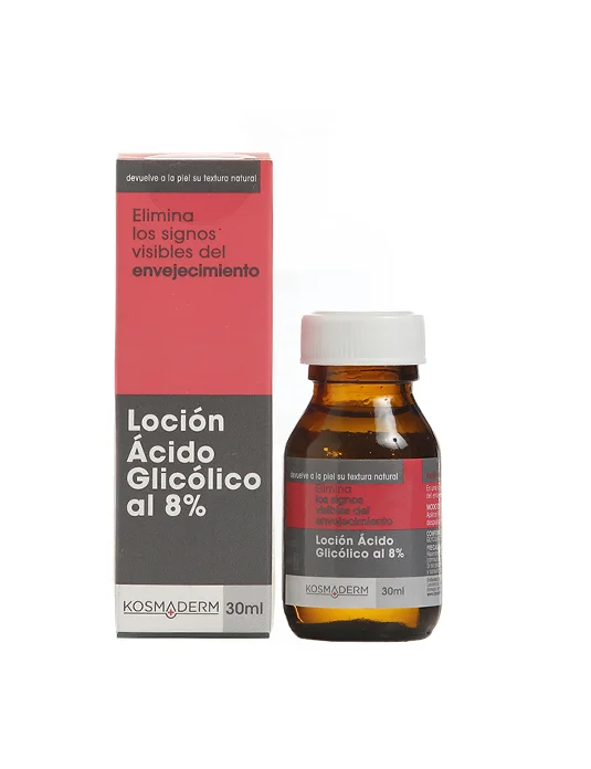 Loción ácido glicólico al 8% Kosmaderm.