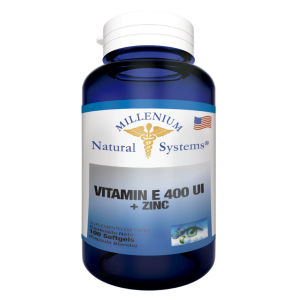 Vitamina E 400 Ui Zinc 60 y 100 Sg Natural Systems