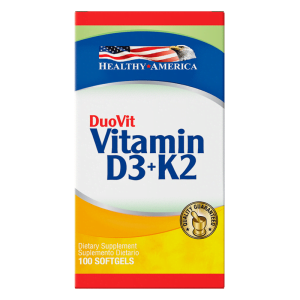 Vitamina D3 y K2 Healthy America