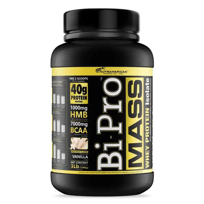 Bipro Mass (Bi-Pro) Nutramerican Vainilla 3 lb