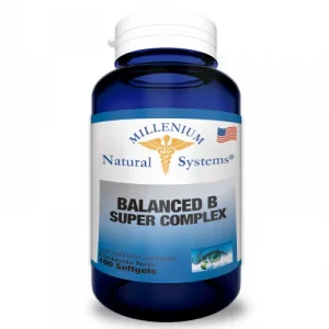 Balanced B Super Complex 100 Softgels Millenium Natural Systems
