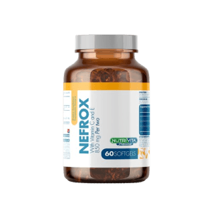 Nefrox Cranberry Nutrivita 850mg With Vitamin C & E 60 Softgels 