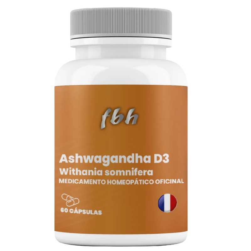 Ashwagandha (adaptógeno) D3 60 Capsulas Jaquin de Francia