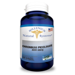 Chromium Picolinate (Cromo picolinato) 400 Mcg 100 Sofgels Natural Systems