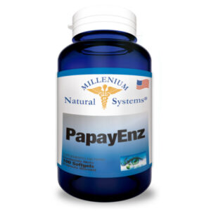 Papayenz (enzimas de papaya) 100 Softgels Millenium Natural Systems