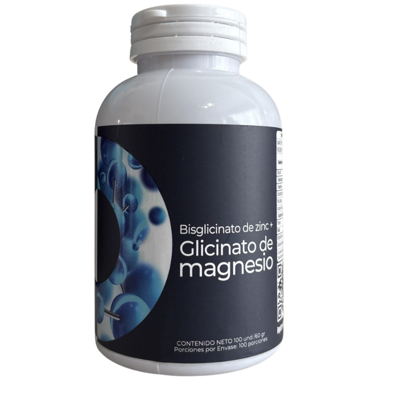 Glicinato de Magnesio y Bisglicinato de Zinc 100 Tabletas Osana