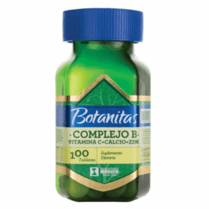Complejo B - Vitamina C - Calcio - Zinc x 100 Tabletas Botanitas