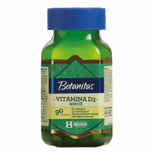 Vitamina D3 2000 UI 90 Tabletas Botanita