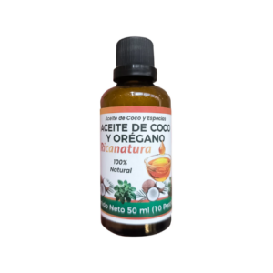 Aceite de Orégano y Aceite de Coco en presentación líquida natural
