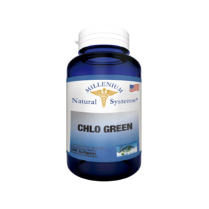 Chlo Green cápsulas de clorofila Natural Systems suplemento natural para desintoxicación y energía