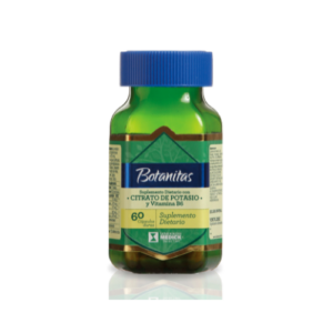 Citrato de potasio 229 mg con vitamina B6 Botanitas Medick 60 cápsulas