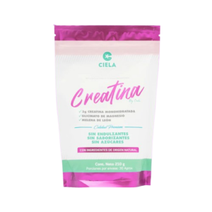 Creatina con Magnesio y Melena de León 210 g Ciela Nutrition — suplemento en polvo para rendimiento deportivo y función cognitiva