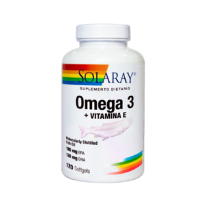 Omega 3 Solaray aceite de salmón EPA DHA suplemento cardiovascular certificado GMP Colombia Droguería Verde y Natural