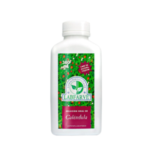 Caléndula Jarabe 360 ml Labfarve solución oral Calendula officinalis antiinflamatorio cicatrizante gastritis crónica certificado INVIMA Colombia