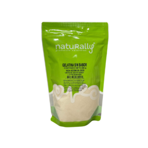 Gelatina sin sabor Naturally 200 g en polvo rica en colágeno proteína pura