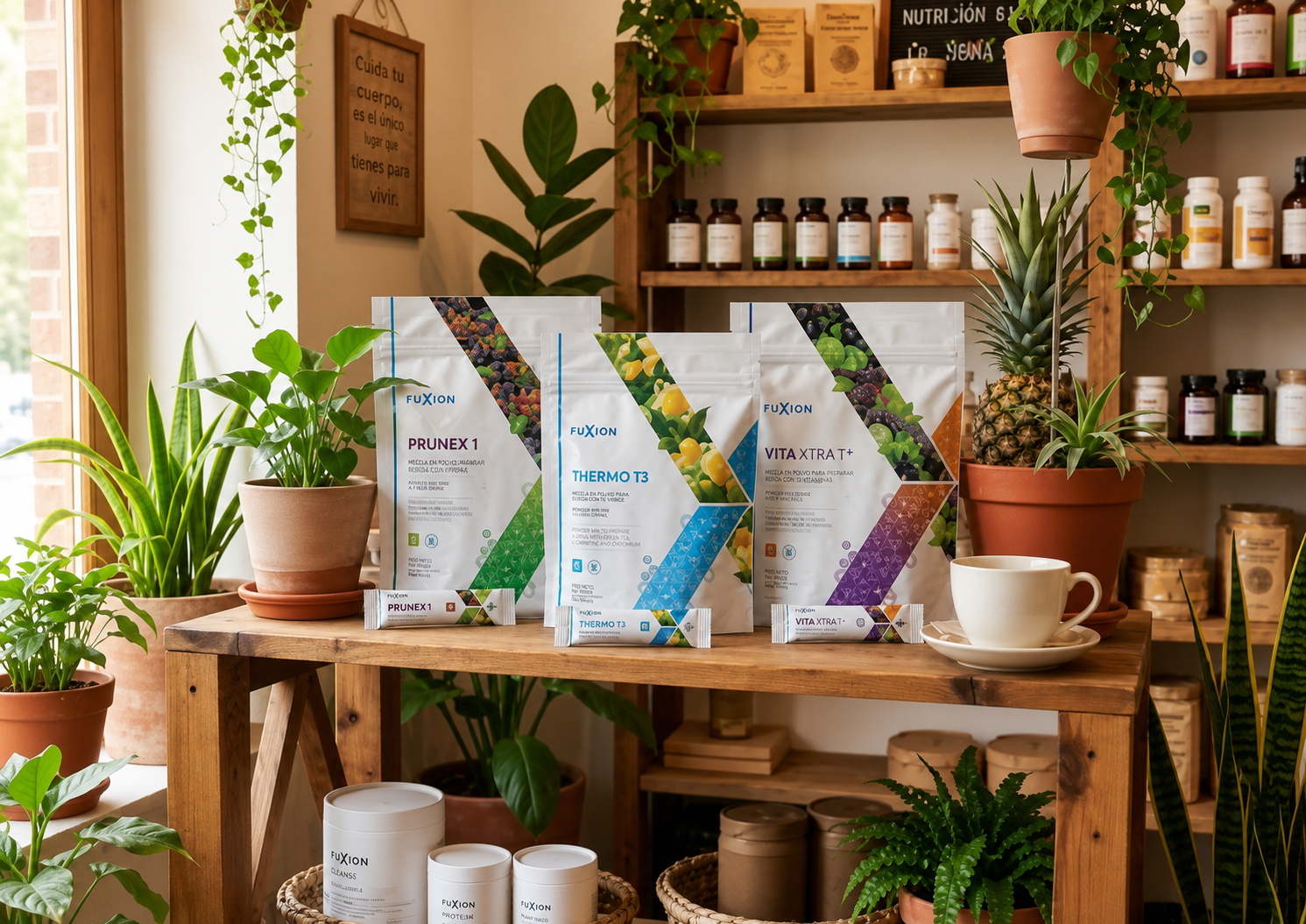 Productos de fuxion, encuéntralos en Droguería Verde y natural