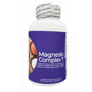 Magnesio Complex 7 suplemento alimenticio con siete formas de magnesio